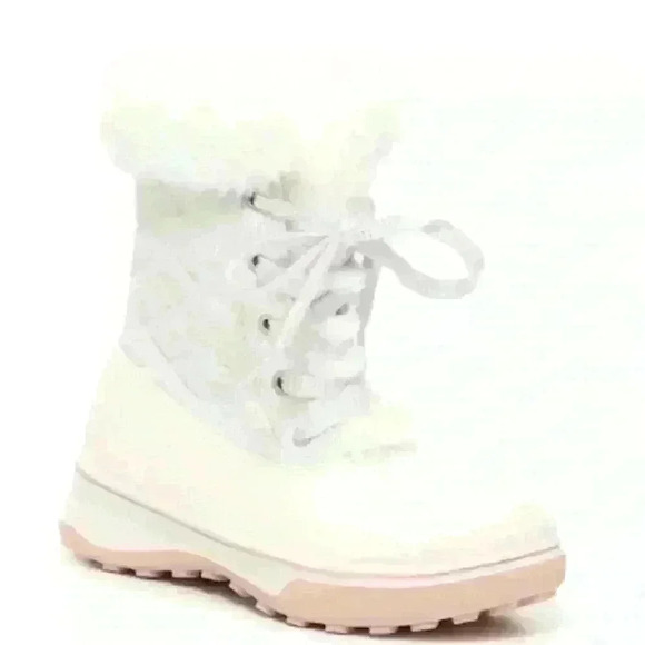 Kelly & Katie Aurora kids showboat silver white pink size 3M EUC let it go - Picture 1 of 15